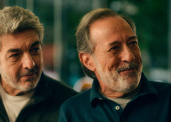 Entre Francella y Darín, paga el que tiene la del Santander.