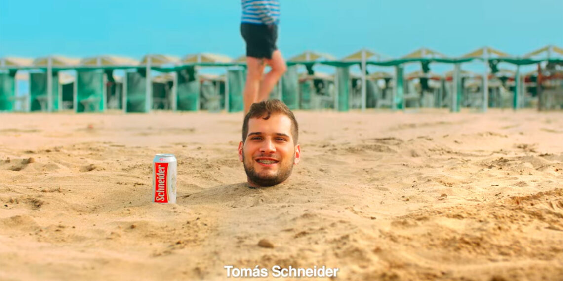 El festejo de Tomás Schneider