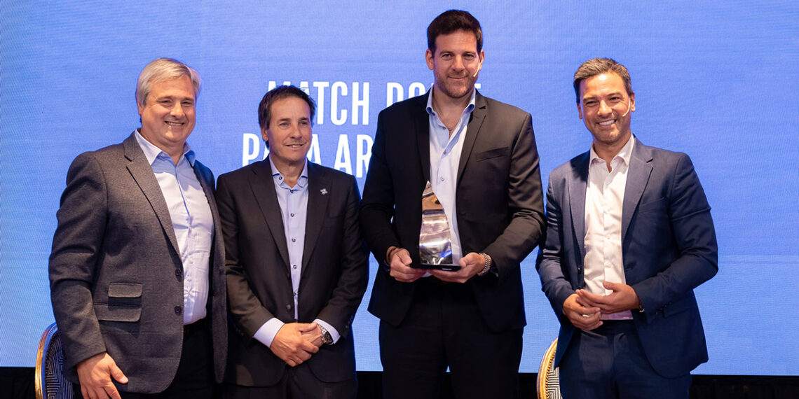 Juan Martín Del Potro le pone la firma a SanCor Salud