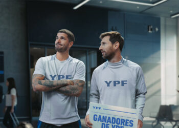 Messi y De Paul cómplices en la Promo Mundial de YPF e ISLA